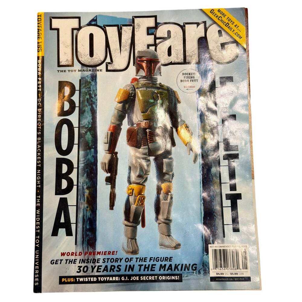 Toyfare Magazine May 2010 rocket firing Boba Fett retro y2k Toy